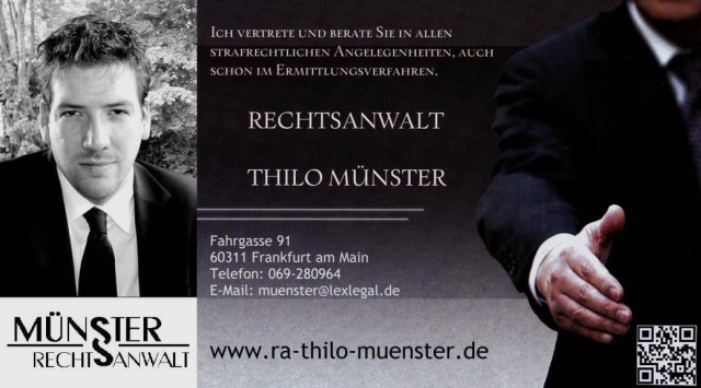 Rechtsanwalt Thilo Münster